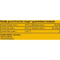 Pedigree Chopped Ground Dinner Bacon & Filet Mignon Flavor Adult Wet Dog Food -Pawsphoria Sales Store 367235 PT3. AC SS1800 V1644385597