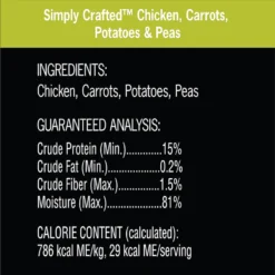 Cesar Simply Crafted Variety Pack Chicken, Carrots, Potatoes & Peas & Chicken, Sweet Potato, Apple, Barley & Spinach Limited-Ingredient Wet Dog Food Topper -Pawsphoria Sales Store 367262 PT4. AC SS1800 V1644367308