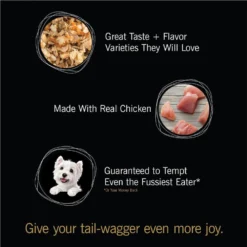 Cesar Simply Crafted Variety Pack Chicken, Carrots, Potatoes & Peas & Chicken, Sweet Potato, Apple, Barley & Spinach Limited-Ingredient Wet Dog Food Topper -Pawsphoria Sales Store 367262 PT8. AC SS1800 V1644383184