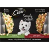 Cesar Simply Crafted Variety Pack Chicken, Carrots & Green Beans & Beef, Chicken, Purple Potatoes, Peas & Carrots Wet Dog Food Topper, 1.3-oz Can, 16 Count