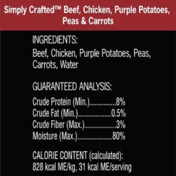 Cesar Simply Crafted Variety Pack Chicken, Carrots & Green Beans & Beef, Chicken, Purple Potatoes, Peas & Carrots Wet Dog Food Topper, 1.3-oz Can, 16 Count -Pawsphoria Sales Store 367307 PT5. AC SS1800 V1644385005