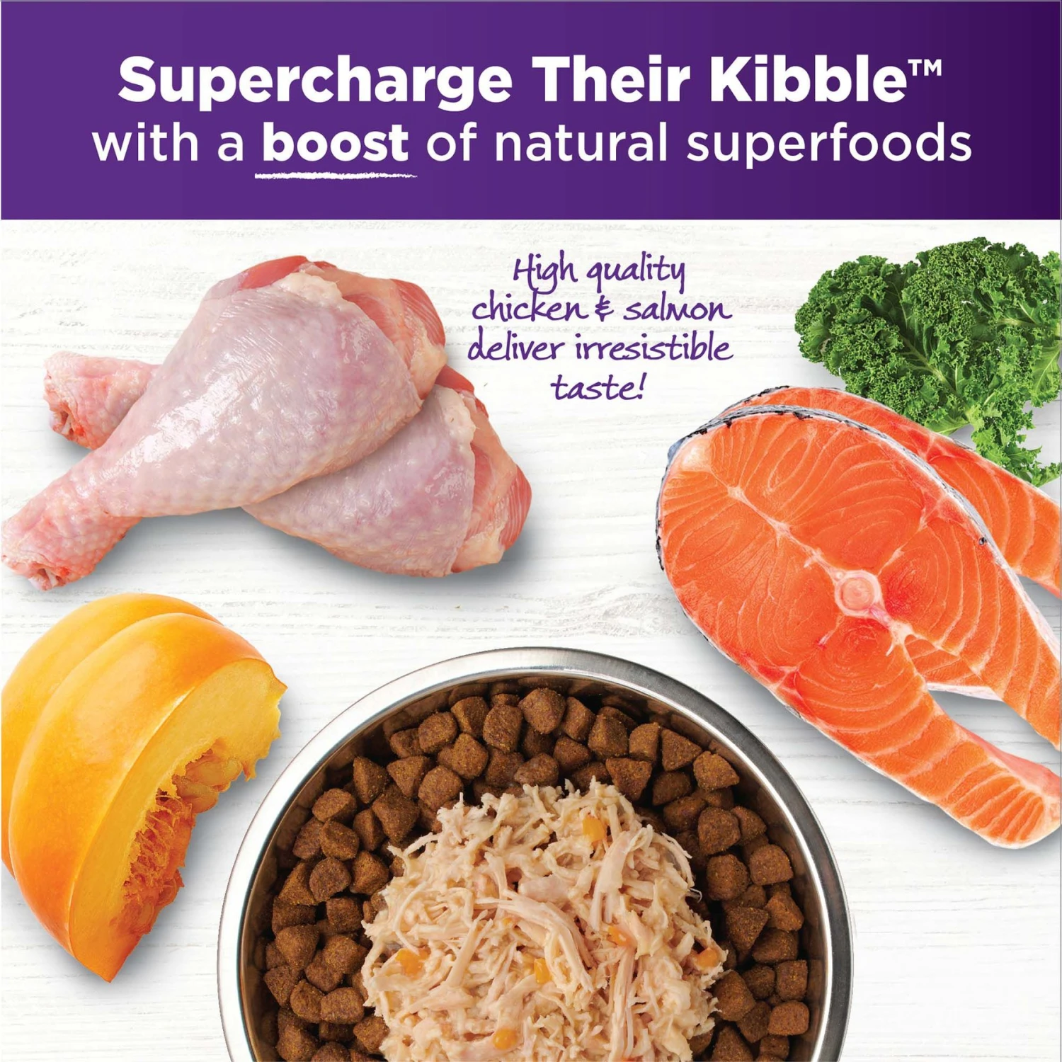 Wellness Bowl Boosters Simply Shreds Chicken, Beef & Carrots Natural Grain-Free Wet Dog Food Mixer Or Topper, 2.8-oz Pouch, Case Of 12 & Wellness Bowl Boosters Simply Shreds Chicken, Salmon & Pumpkin Natural Grain-Free Wet Dog Food Mixer Or Topper, 2.8-oz Pouch, Case Of 12 7 Wellness Bowl Boosters Simply Shreds Chicken, Beef & Carrots Natural Grain-Free Wet Dog Food Mixer Or Topper, 2.8-oz Pouch, Case Of 12 & Wellness Bowl Boosters Simply Shreds Chicken, Salmon & Pumpkin Natural Grain-Free Wet Dog Food Mixer Or Topper, 2.8-oz Pouch, Case Of 12 - Image 7