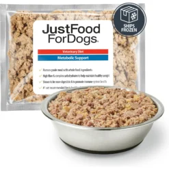 JustFoodForDogs Veterinary Diet Metabolic Support Frozen Human-Grade Fresh Dog Food