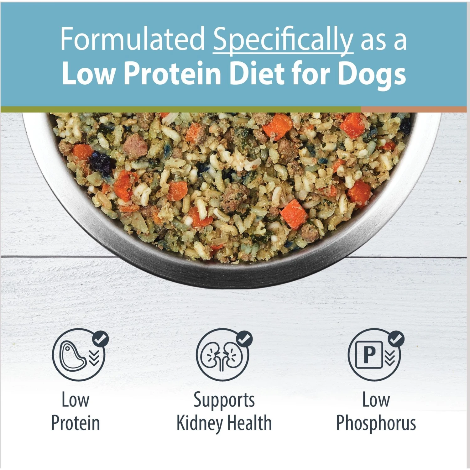 JustFoodForDogs Veterinary Diet PantryFresh Renal Support Low Protein Shelf-Stable Fresh Dog Food, 12.5-oz Pouch, Case Of 12 4 JustFoodForDogs Veterinary Diet PantryFresh Renal Support Low Protein Shelf-Stable Fresh Dog Food, 12.5-oz Pouch, Case Of 12 - Image 4
