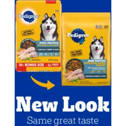 Pedigree High Protein Chicken & Turkey Flavor Adult Dry Dog Food -Pawsphoria Sales Store 368365 PT2. AC SS1800 V1668027277