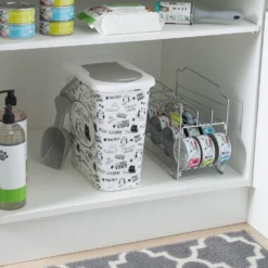 Pounce + Fetch Dry Pet Food Storage Container, 3-gal -Pawsphoria Sales Store 368949 PT5. AC SS1800 V1644913635