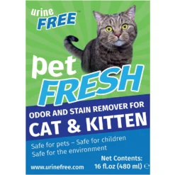 UrineFree PetFresh Cat & Kitten Stain Remover -Pawsphoria Sales Store 369016 PT3. AC SS1800 V1645554160