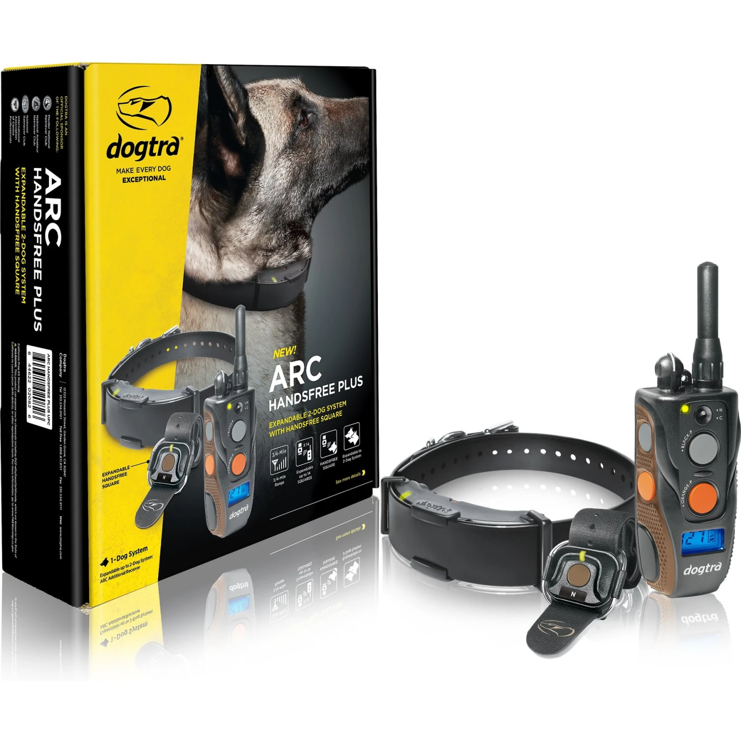 Dogtra ARC Handsfree Plus Dog Collar, Black 1 Dogtra ARC Handsfree Plus Dog Collar, Black