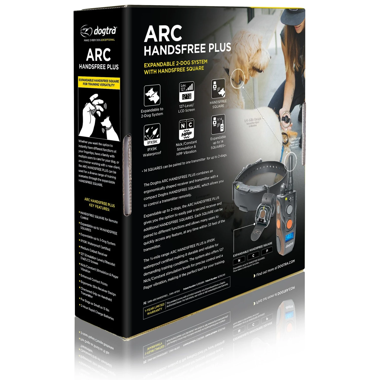 Dogtra ARC Handsfree Plus Dog Collar, Black 2 Dogtra ARC Handsfree Plus Dog Collar, Black - Image 2