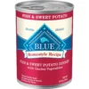 Blue Buffalo Homestyle Recipe Fish & Sweet Potato Dinner With Garden Vegetables Canned Dog Food