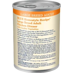 Blue Buffalo Homestyle Recipe Large Breed Chicken Dinner With Garden Vegetables Canned Dog Food -Pawsphoria Sales Store 46833 PT2. AC SS1800 V1572895384