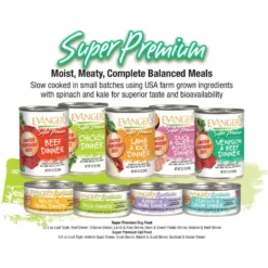 Evanger's Super Premium Lamb & Rice Dinner Canned Dog Food -Pawsphoria Sales Store 47331 PT2. AC SS1800 V1693937233