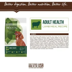 Holistic Select Adult Health Lamb Meal Recipe Dry Dog Food -Pawsphoria Sales Store 47639 PT3. AC SS1800 V1510775580