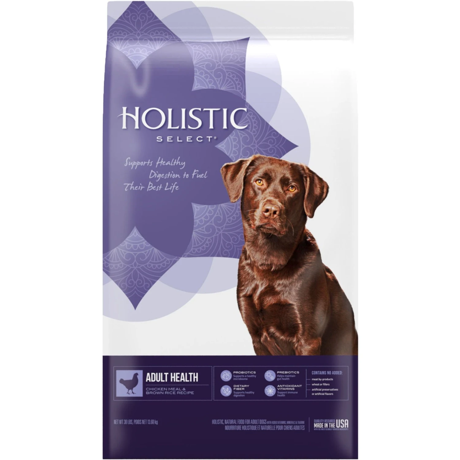 Holistic Select Adult Health Chicken Meal & Brown Rice Recipe Dry Dog Food 1 Holistic Select Adult Health Chicken Meal & Brown Rice Recipe Dry Dog Food