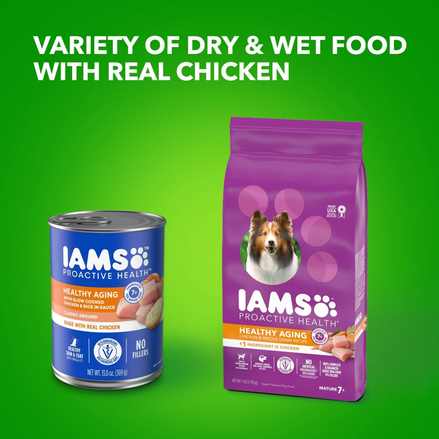 Iams ProActive Health Classic Ground With Slow Cooked Chicken & Rice Healthy Aging Senior Wet Dog Food 8 Iams ProActive Health Classic Ground With Slow Cooked Chicken & Rice Healthy Aging Senior Wet Dog Food - Image 8