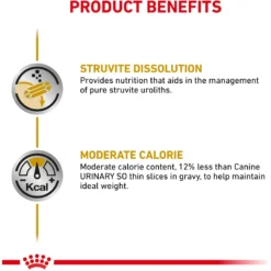 Royal Canin Veterinary Diet Adult Urinary SO Moderate Calorie Thin Slices In Gravy Canned Dog Food -Pawsphoria Sales Store 48764 PT2. AC SS1800 V1670426178