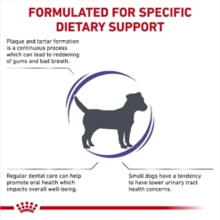 Royal Canin Veterinary Diet Adult Dental Small Breed Dry Dog Food -Pawsphoria Sales Store 48815 PT2. AC SS1800 V1694464645