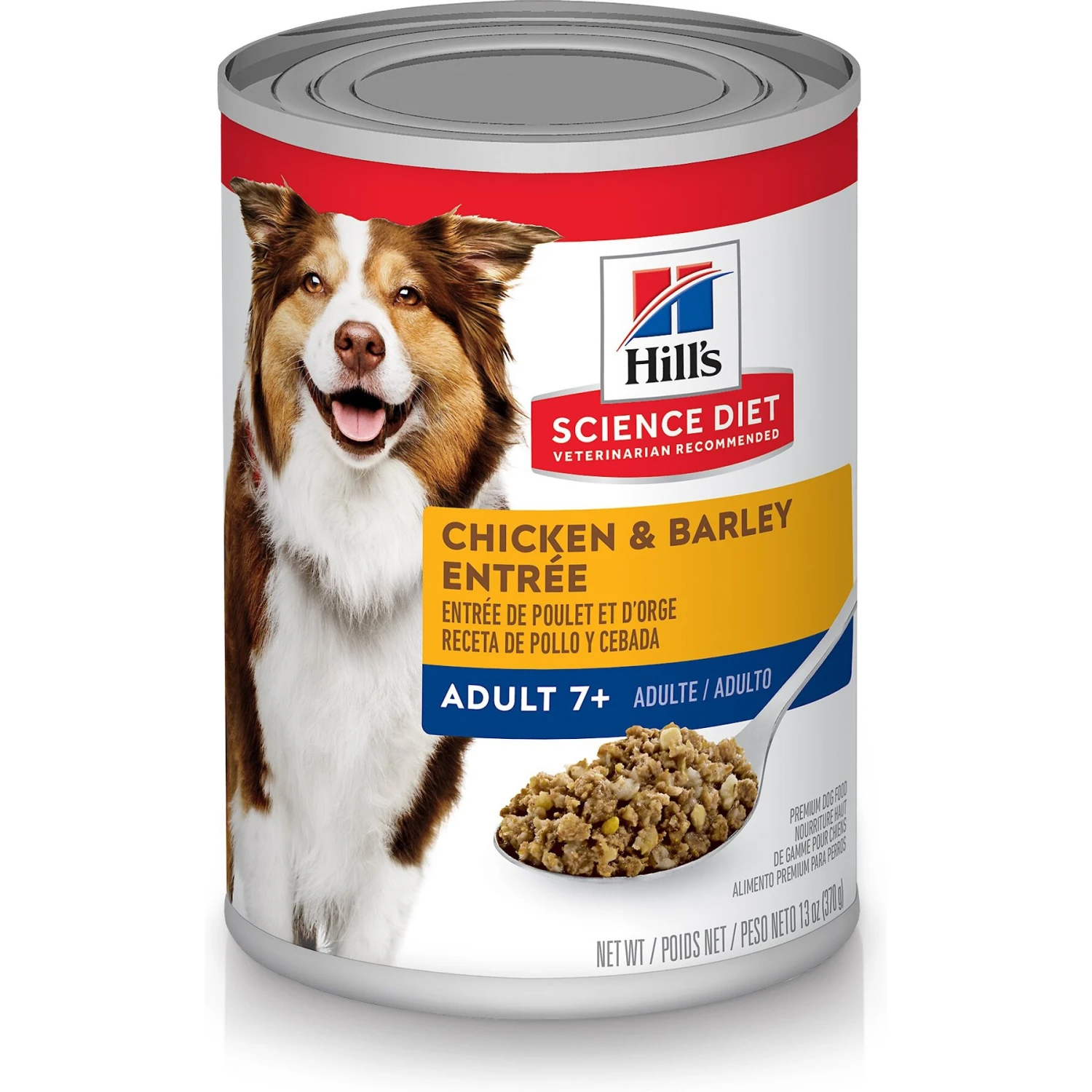 Hill's Science Diet Adult 7+ Chicken & Barley Entree Canned Dog Food 1 Hill's Science Diet Adult 7+ Chicken & Barley Entree Canned Dog Food