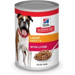 Hill's Science Diet Adult Light With Liver Canned Dog Food