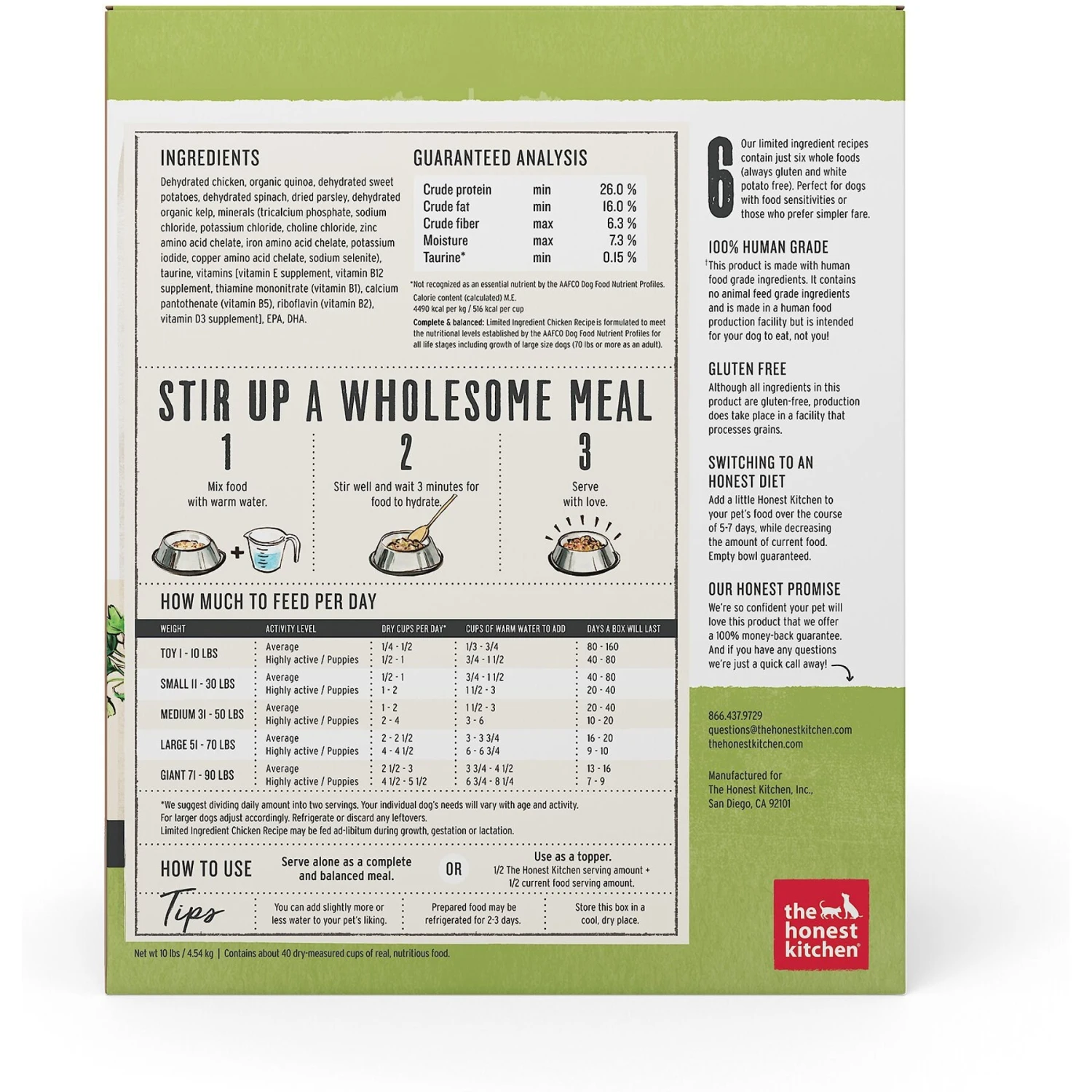 The Honest Kitchen Limited Ingredient Diet Chicken Recipe Dehydrated Dog Food 2 The Honest Kitchen Limited Ingredient Diet Chicken Recipe Dehydrated Dog Food - Image 2