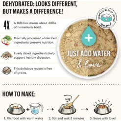 The Honest Kitchen Turkey Recipe Grain-Free Dehydrated Dog Food -Pawsphoria Sales Store 49091 PT5. AC SS1800 V1649734887