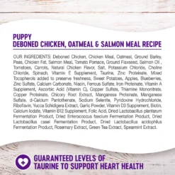 Wellness Complete Health Puppy Deboned Chicken, Oatmeal & Salmon Meal Recipe Dry Dog Food -Pawsphoria Sales Store 49183 PT3. AC SS1800 V1594836366
