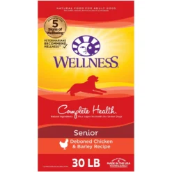 Wellness Complete Health Senior Deboned Chicken & Barley Recipe Dry Dog Food