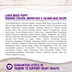 Wellness Large Breed Complete Health Puppy Deboned Chicken, Brown Rice & Salmon Meal Recipe Dry Dog Food -Pawsphoria Sales Store 49191 PT4. AC SS1800 V1594848065