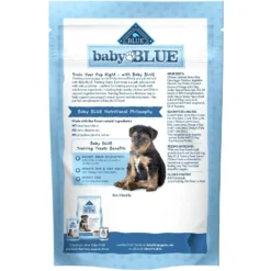 Blue Buffalo Baby Blue Healthy Growth Formula Natural Chicken & Brown Rice Recipe Puppy Dry Food & Blue Buffalo Baby Blue Natural Savory Chicken Puppy Treats, 4-oz Bag -Pawsphoria Sales Store 501858 PT2. AC SS1800 V1648502796