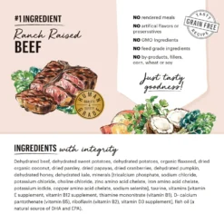The Honest Kitchen Beef Recipe Grain-Free Dehydrated Dog Food -Pawsphoria Sales Store 50321 PT2. AC SS1800 V1659908000