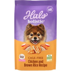 Halo Holistic Chicken & Brown Rice Small Breed Dry Dog Food