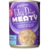 Tiki Dog Meaty Whole Foods Grain-Free Chicken & Egg Shredded Canned Dog Food, 12-oz, Case Of 8