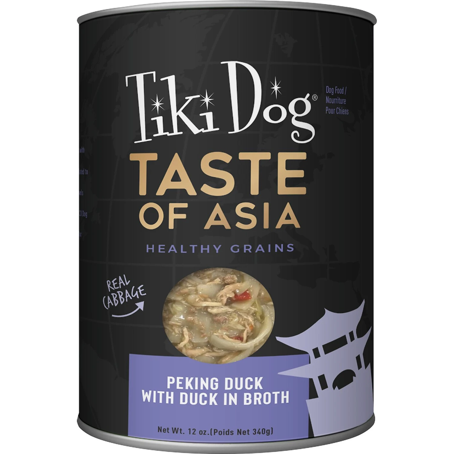 Tiki Dog Taste Of Asia! Grain-Free Peking Duck Chunks In Gravy Canned Dog Food, 12-oz, Case Of 8 1 Tiki Dog Taste Of Asia! Grain-Free Peking Duck Chunks In Gravy Canned Dog Food, 12-oz, Case Of 8