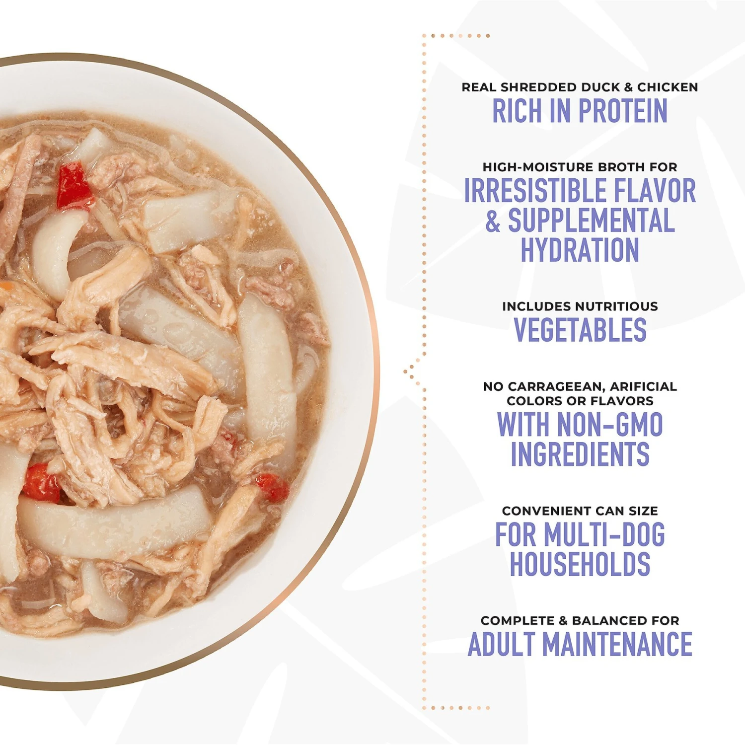 Tiki Dog Taste Of Asia! Grain-Free Peking Duck Chunks In Gravy Canned Dog Food, 12-oz, Case Of 8 5 Tiki Dog Taste Of Asia! Grain-Free Peking Duck Chunks In Gravy Canned Dog Food, 12-oz, Case Of 8 - Image 5