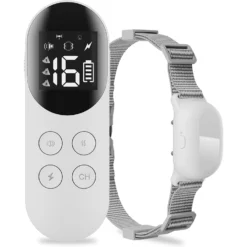 Petdiary T200 Waterproof Remote Dog Training Collar, White