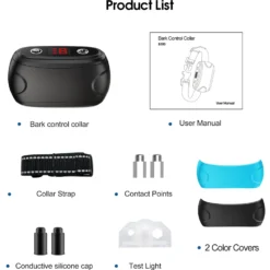 Petdiary B300 Dog Bark Control Collar, Black -Pawsphoria Sales Store 514350 PT7. AC SS1800 V1657658058