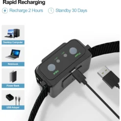 Petdiary Deterrent Spray Rechargeable Anti-Bark Dog Collar, Black 13 Petdiary Deterrent Spray Rechargeable Anti-Bark Dog Collar, Black -Pawsphoria Sales Store 514414 PT5. AC SS1800 V1658230378