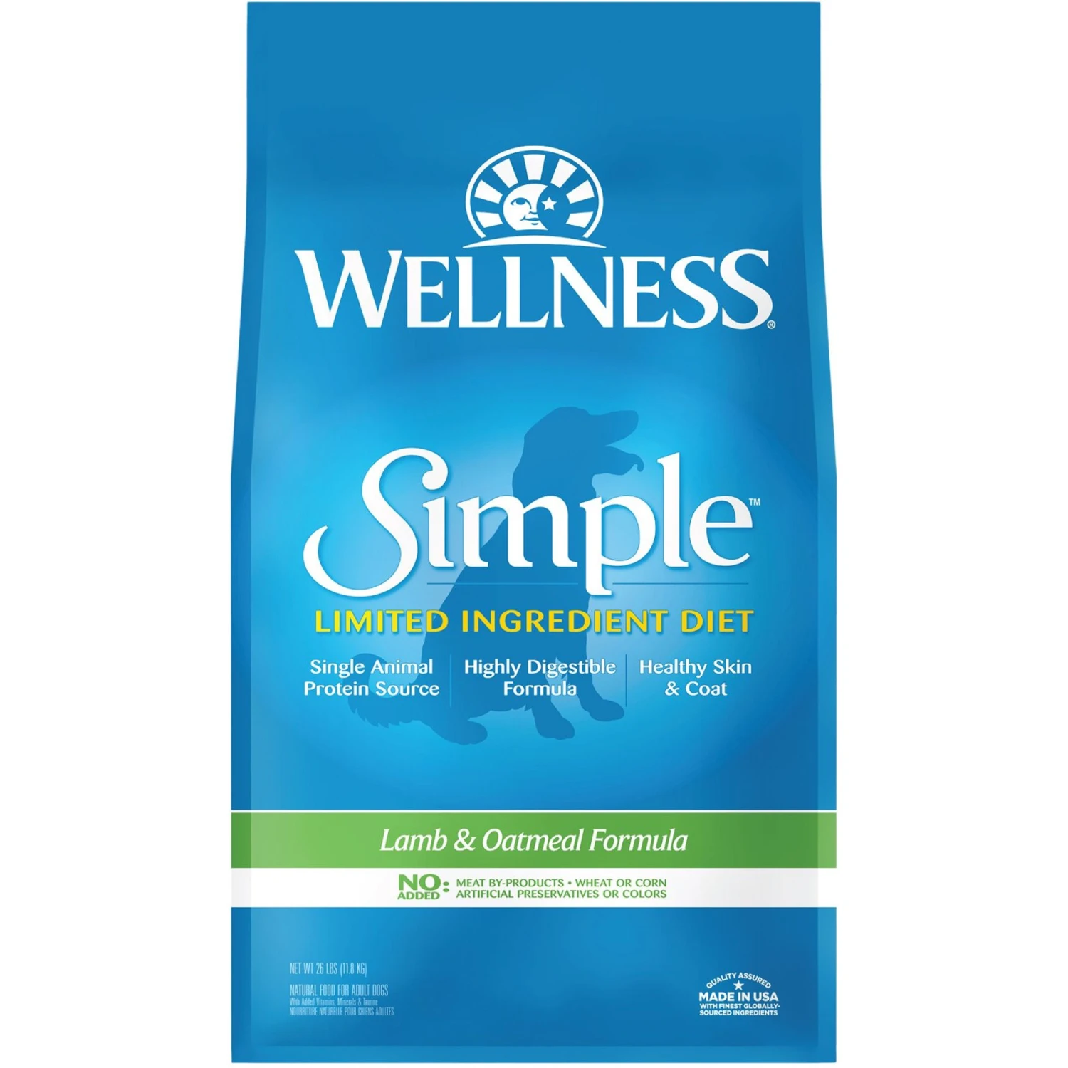 Wellness Simple Limited Ingredient Diet Lamb & Oatmeal Formula Dry Dog Food 1 Wellness Simple Limited Ingredient Diet Lamb & Oatmeal Formula Dry Dog Food