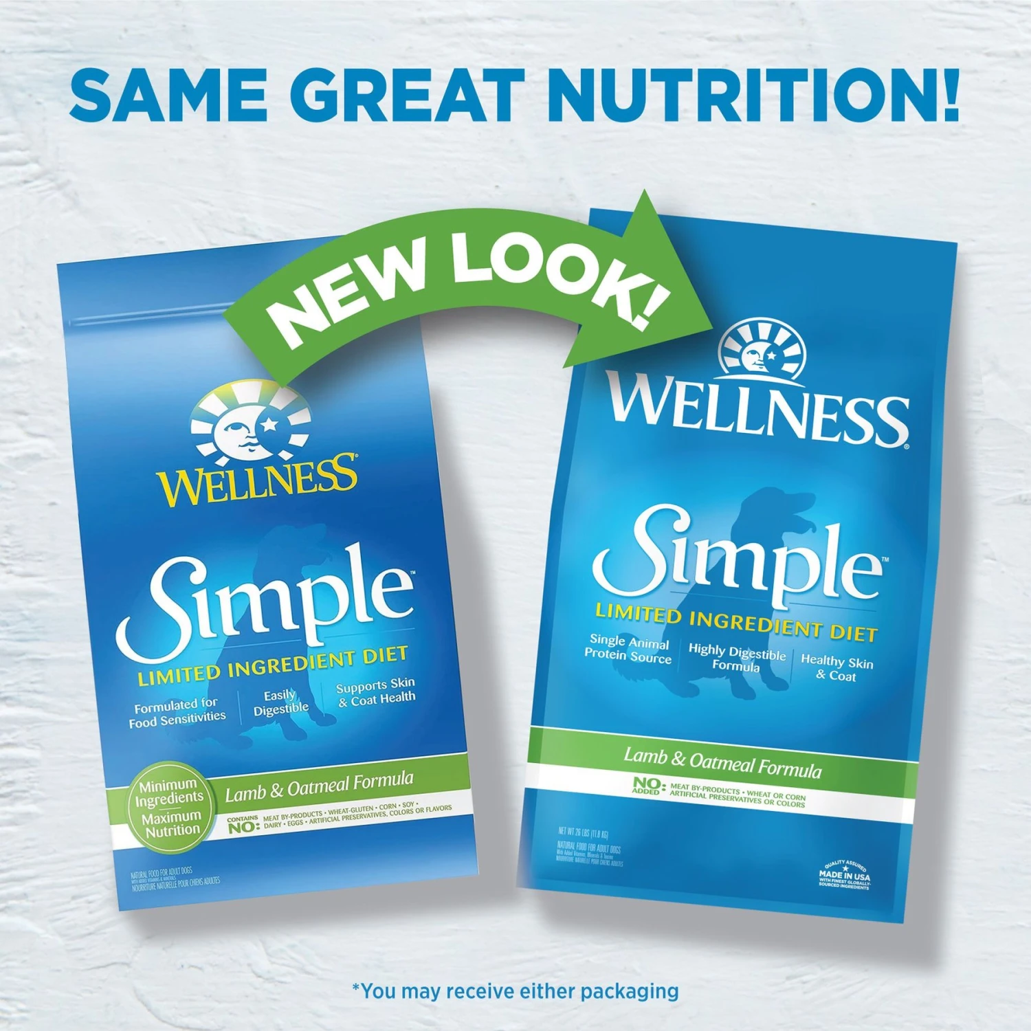 Wellness Simple Limited Ingredient Diet Lamb & Oatmeal Formula Dry Dog Food 2 Wellness Simple Limited Ingredient Diet Lamb & Oatmeal Formula Dry Dog Food - Image 2