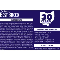 Dr. Gary's Best Breed Holistic All Breed Dry Dog Food -Pawsphoria Sales Store 517094 PT2. AC SS1800 V1649371442