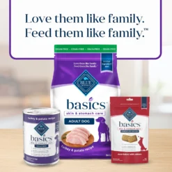 Blue Buffalo Basics Skin & Stomach Care Grain-Free Formula Turkey & Potato Recipe Adult Dry Dog Food 17 Blue Buffalo Basics Skin & Stomach Care Grain-Free Formula Turkey & Potato Recipe Adult Dry Dog Food -Pawsphoria Sales Store 51899 PT8. AC SS1800 V1646260884