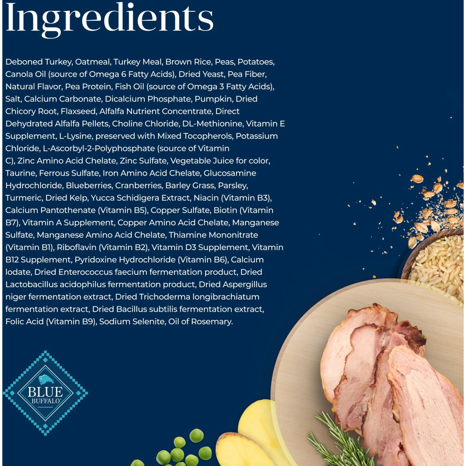 Blue Buffalo Basics Skin & Stomach Care Turkey & Potato Recipe Small Breed Adult Dry Dog Food 5 Blue Buffalo Basics Skin & Stomach Care Turkey & Potato Recipe Small Breed Adult Dry Dog Food - Image 5