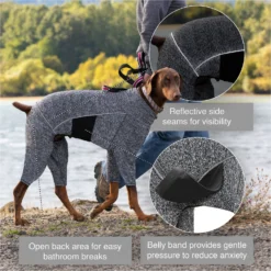 Kurgo Stowe Base Layer Dog Sweater, Heather Black 6 Kurgo Stowe Base Layer Dog Sweater, Heather Black -Pawsphoria Sales Store 521902 PT2. AC SS1800 V1651588633