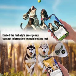 PATPET P320B NFC ID Pet Tag & 1000-ft Remote Dog Training Collar, Black, 2 Count -Pawsphoria Sales Store 522862 PT4. AC SS1800 V1668027393