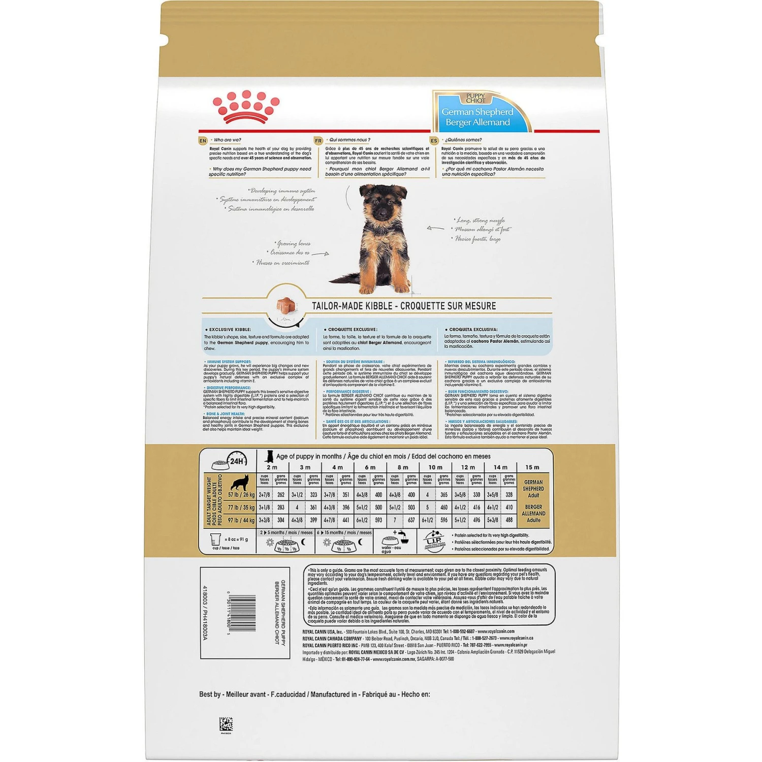 Royal Canin Breed Health Nutrition German Shepherd Puppy Dry Dog Food 3 Royal Canin Breed Health Nutrition German Shepherd Puppy Dry Dog Food - Image 3