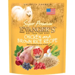Evanger's Super Premium Chicken With Brown Rice Recipe Dry Dog Food