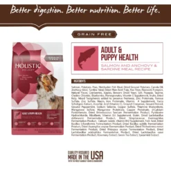 Holistic Select Adult & Puppy Grain-Free Salmon, Anchovy & Sardine Meal Recipe Dry Dog Food 10 Holistic Select Adult & Puppy Grain-Free Salmon, Anchovy & Sardine Meal Recipe Dry Dog Food -Pawsphoria Sales Store 52626 PT3. AC SS1800 V1660706871