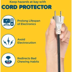 SunGrow Anti Chew Split Wire Rabbit, Cat & Dog Cord Protector, 20-ft -Pawsphoria Sales Store 530958 PT2. AC SS1800 V1652467885