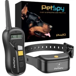 PetSpy P420 1500-ft Range Easy & Effective Adjustable Waterproof Remote Control Dog Training Collar