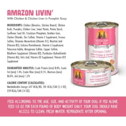 Weruva Amazon Livin' With Chicken & Chicken Liver In Pumpkin Soup Grain-Free Canned Dog Food -Pawsphoria Sales Store 55590 PT3. AC SS1800 V1666650891